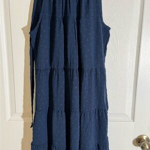NWT Navy Blue Sleeveless  Dress